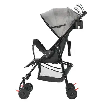 

Baby Stroller Can Sit And Lie On Baby's Ultra-light Portable Folding Children's Simple Shock Absorber Handcart Pocket Umb