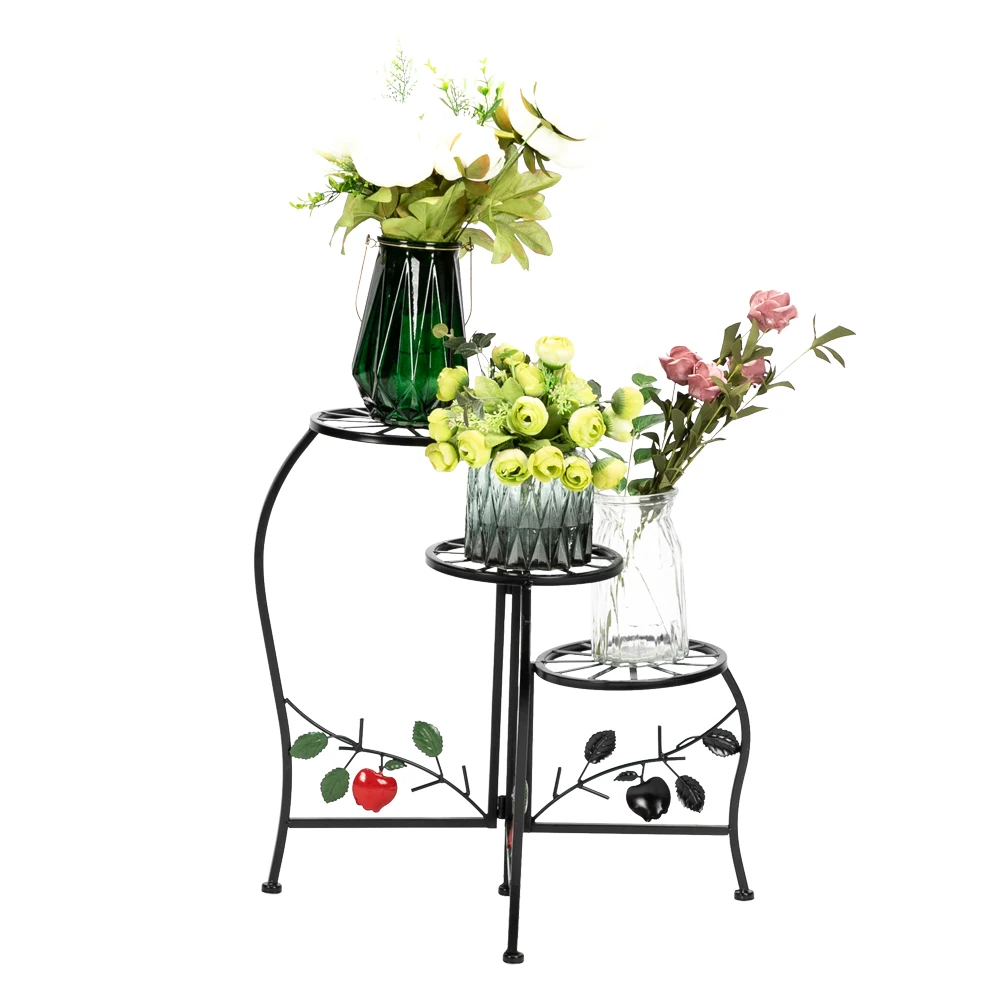 

Plant Stands Indoor Metal Flower Holder Racks Shelves,Garden Decoration Plant Flower Stand Shelf for Garden Home Office