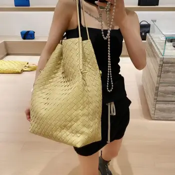 

Luxury Brand Designer Women Bags Classic Weave Fashion Large Tote Shopping Handbag Lady