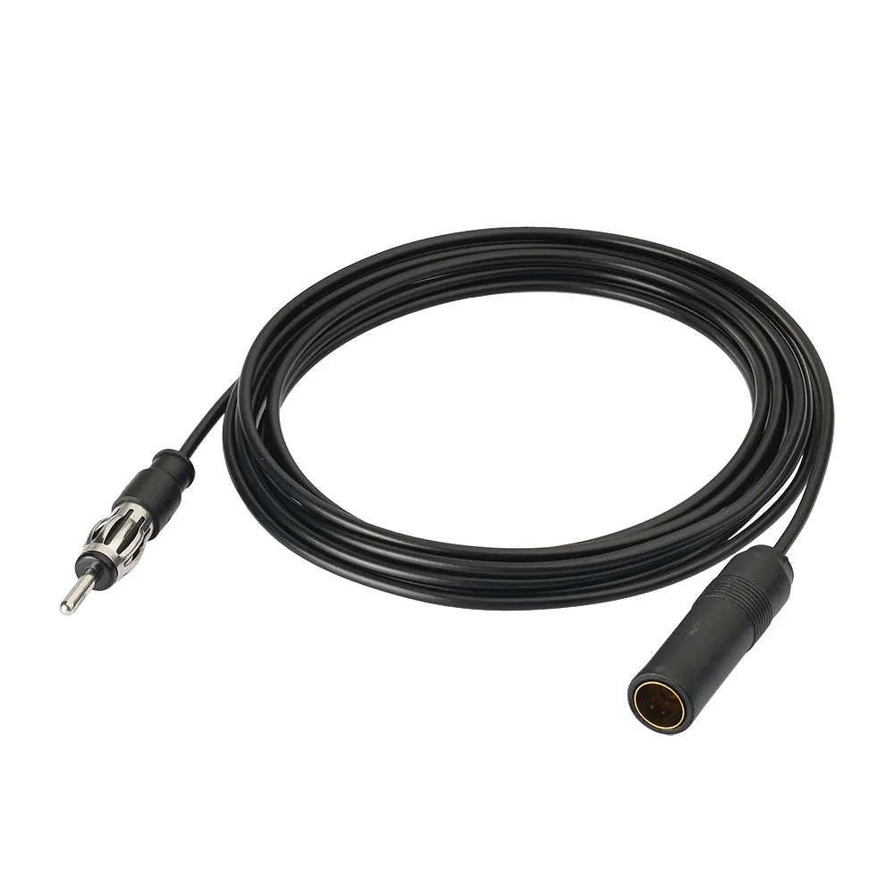 Car Radio Antenna Extension Cable 3m DIN Male Connector