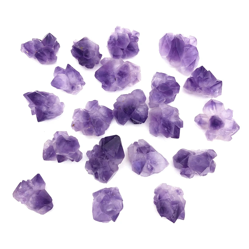 100 г натуральный Тибетский скелетный фиолетовый кварц аметист кластер образец