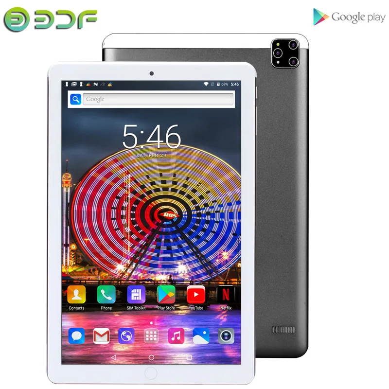 

New System 10.1 inch Tablets Android 7.0 3G Phone Call 1GB+32GB Support Wi-Fi Bluetooth Quad Core Tablet PC