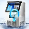 60/70kg/24h Ice Maker Intelligent Commercial Automatic Ice Cube Maker Square Shape Ice Making Machine Home Frozen Appliances 6