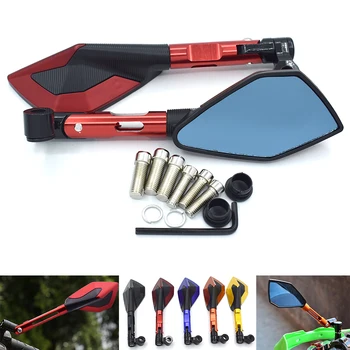 

Universal 8mm 10mm CNC aluminum alloy motorcycle rearview mirror For Yamaha FZR400RR FZR600 FZR600R FZR750R FZR1000 MT-09