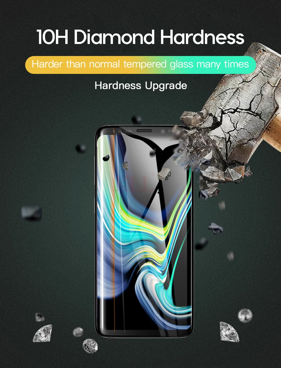 Полностью проклеенное изогнутое полное покрытие из закаленного стекла для samsung Galaxy Note 10 Plus Note 9 8 Защита экрана для samsung S10 S9 S8 Plus