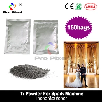 

150 Bags Ti Powder 200g / bag for Cold Spark Firework Machine Wedding Sparkular Machine with MSDS Powder Certificates