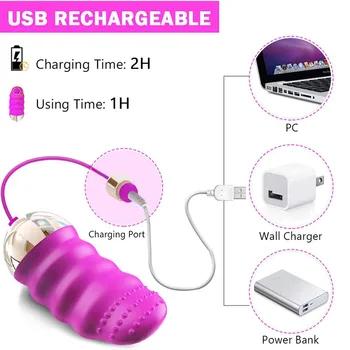 APHRODISIA USB Wireless Remote Kegel Balls G Spot Vibrating Egg Ben Wa Clitoris Stimulator Vibrators Adult Sex Toy for Women 2