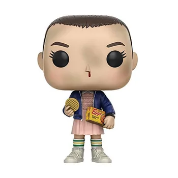 

New Style About 10cm Stranger Things ELEVEN WITH EGGOS Hand DEMOGORGON Action Figure Bobble Head Q Edition For Car Decoration