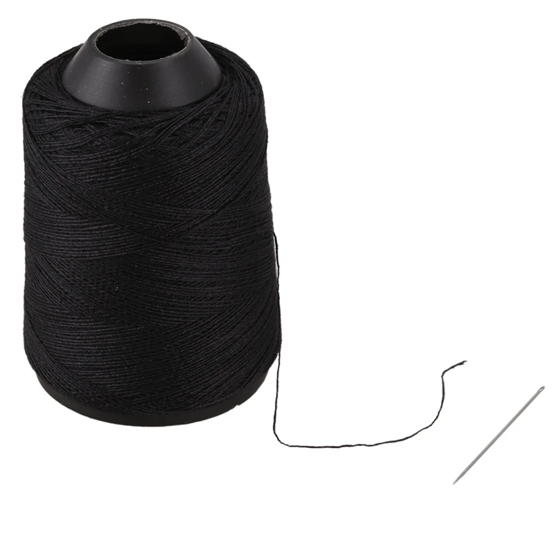 Черная домашняя хлопковая Штопальная игла швейная катушка с нитью