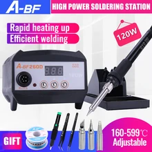 A-BF 260D высокочастотная паяльная станция цифровой дисплей 120 Вт промышленный 2 в 1 сварочный аппарат с полным набором инструментов