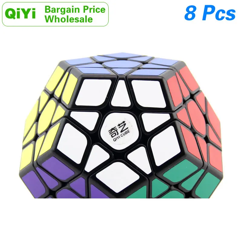 QiYi QiHeng Megaminxeds 3x3x3 набор магических кубиков MoFangGe XMD Dodecahedron 3x3 оптом 8 штук скорости