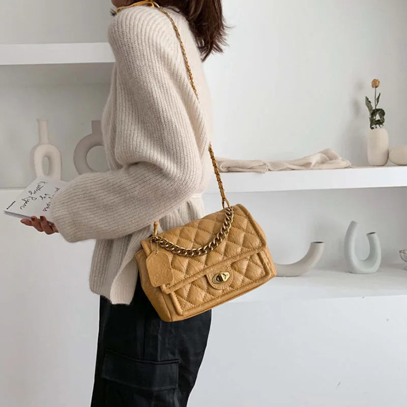 Tanie Luksusowe torebki PU skórzany łańcuszek projektant Crossbody torby dla kobiet 2019 mała na ramię torba kobiet zamek podróżny torebki