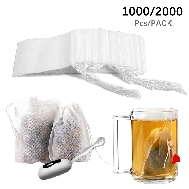 Saquinhos de chá descartáveis