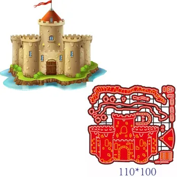 

Metal Cutting Dies castle DIY Scrapbooking Paper Cards Decorative Craft Embossing