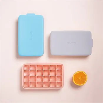 

1pc Grade Silicone 24 Hole Cube Giant Jumbo Large Silicone Ice Cube Square Tray Mold Mould Non-toxic Durable