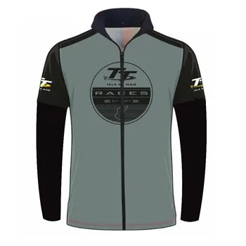 

Isle of man TT Road Racing jackets tracksuit Super Motorbike Riding Jacket Outerwear TT sports jacket zipper closure