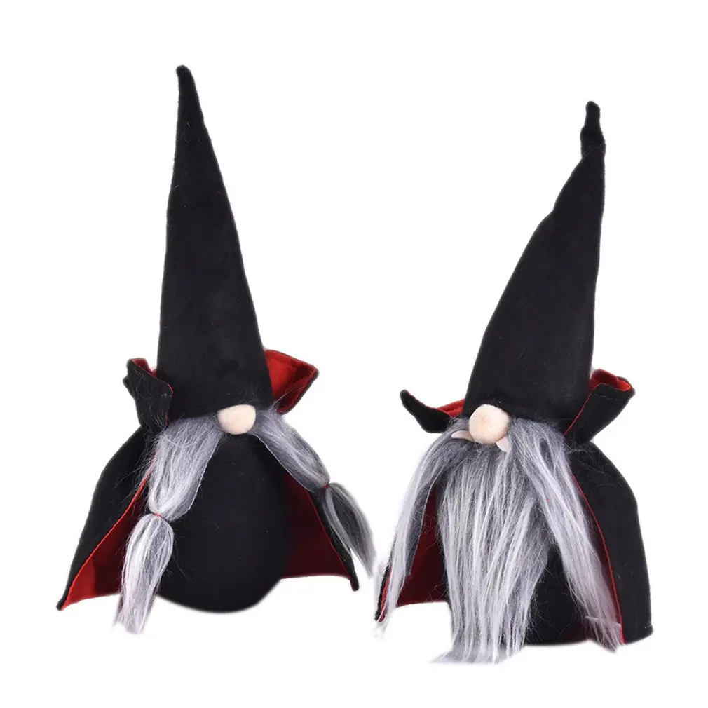 

2021 Хэллоуин гномы плюшевые украшения эльф кукла для домашнего декора домашние украшения гномы с ведьмой плащ шляпа