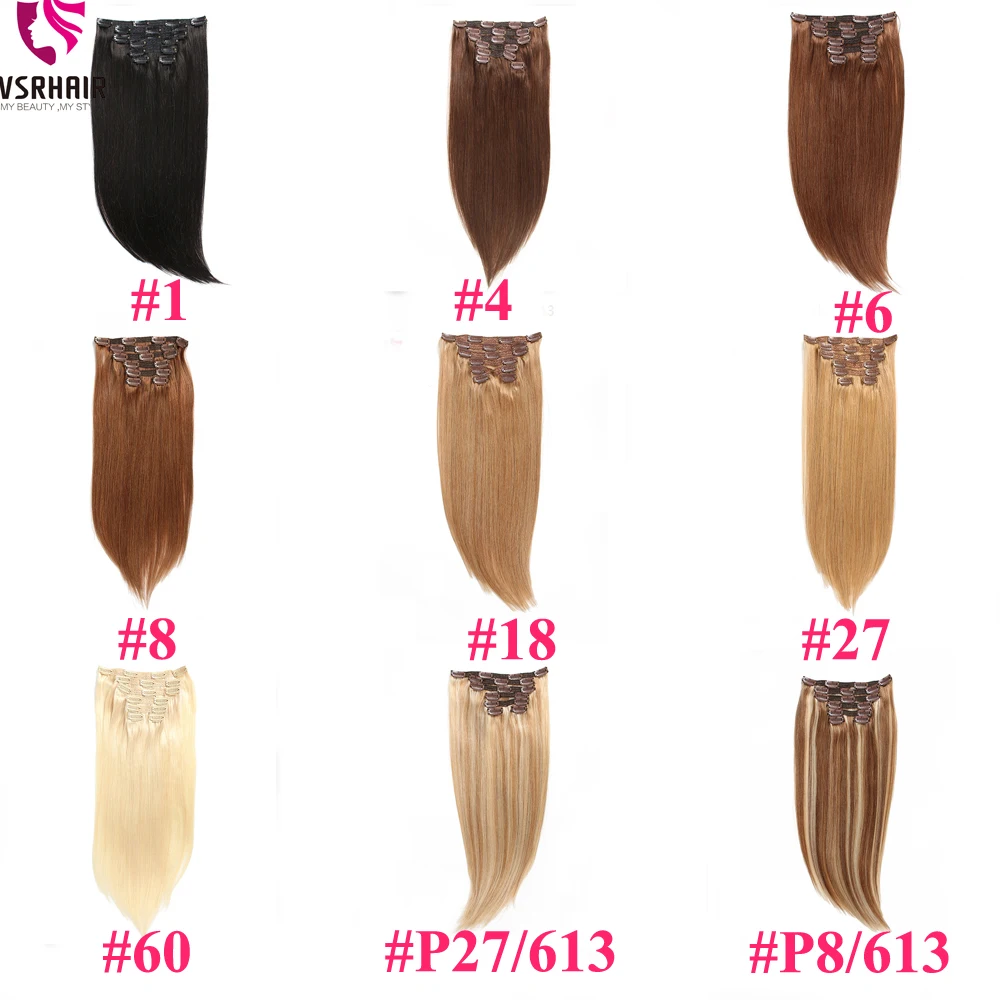 VSR 160 г 24 дюймов машина Remy (Реми) накладные волосы шелковистые двойные вытянутые