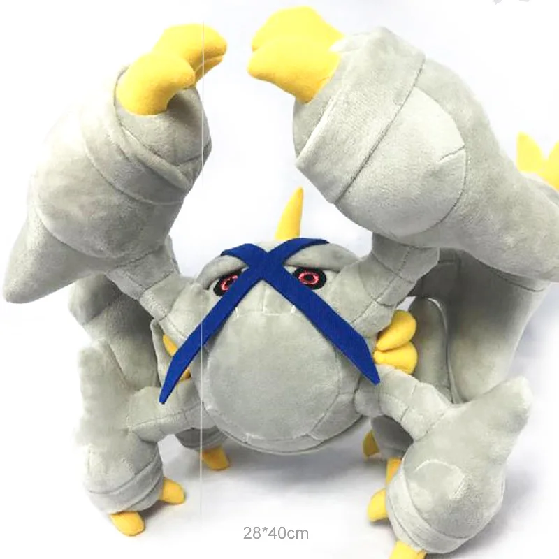Kingler Такара Tomy мягкая плюшевая игрушка Kingler Покемон солнце игрушечная Луна подарки для детей 40 см - Цвет: Kingler