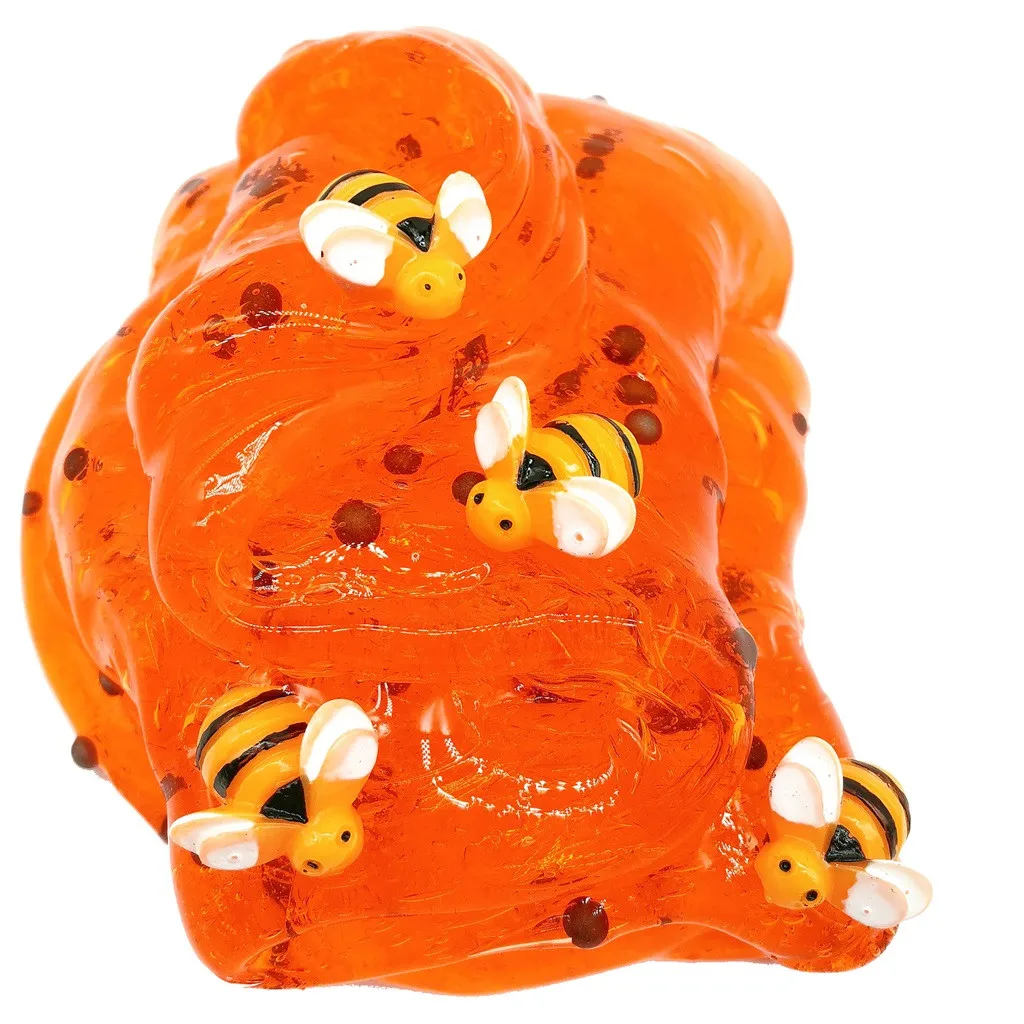 Honey bee смешивание облачной слизи 80 мл honey Slime шпатлевка ароматическая стресс дети глиняные игрушки шлам расческа Рождественский подарок