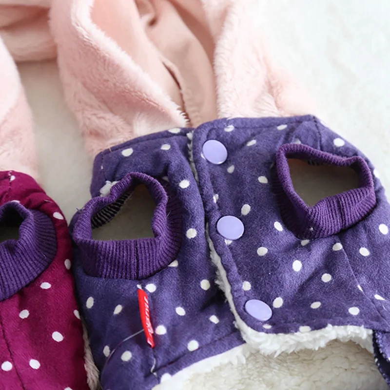 Одежда для собак милый костюм с карманами Милая одежда для домашних животных хлопковое платье для осени и зимы пушистое теплое пальто для французского бульдога