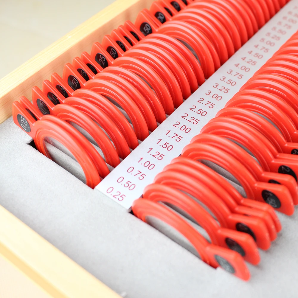 Top Grade 260 Optical Ophthalmic Trial Lens Set Case High Quality Lenses Silver Aluminum case Plastic Rim