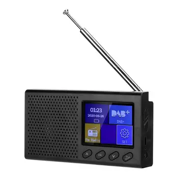 

DAB Portable FM Radio Bluetooth Digital with MP3 Music Player Color LCD Display FM,Digital Radio