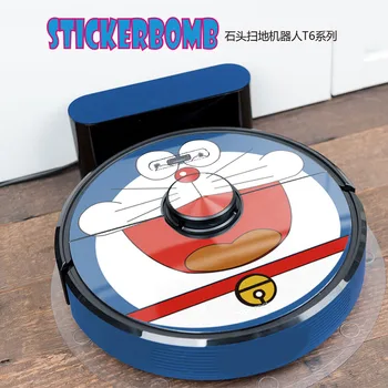 

free shopping Accept Custom Skin Decal Vinyl Wrap For XiaoMi T6 Robot Cleaner MI Robotic Sticker Slap Protective Film