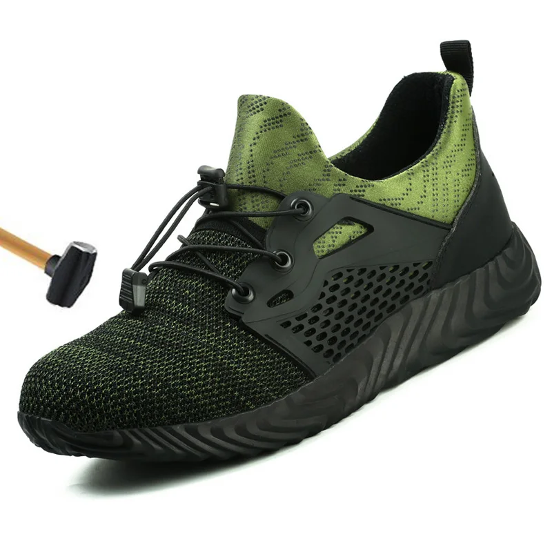 

Men Boots Work Safety Boot Steel Toe Indestructible Shoes Anti-smashing Safety Shoes Work Boots Male Shoes Adult Boots Men 39 S