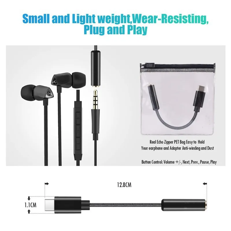 USB Type C to 3 5mm Digital Audio Cable With HI Res DAC Chip Female Headphone Gold Plated Jack Adapter USB C to Aux Audio Cable