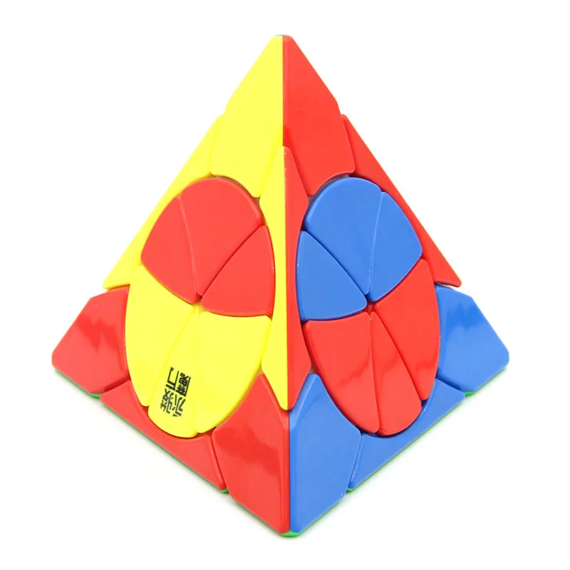 YongJun Petal Pyramid Magic Cube Educational Puzzle Creative Professional Competition Speed Cubo Magico Smooth Rotating Toy Gift | Игрушки и