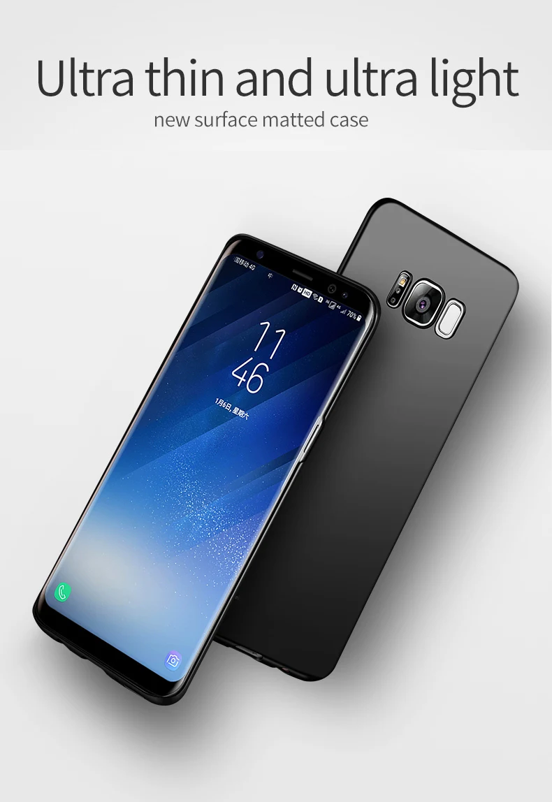 XUANYAO Phone Cases For Samsung Galaxy S8 Plus Case Slim Matte Coque For Samsung Galaxy S8 Case Frosted Hard Back Cover Case S8+ (1)
