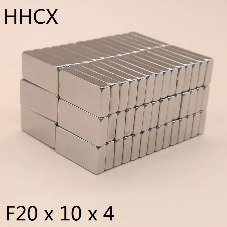 10 20 50 шт./лот магнит 20x10x4 N35 NdFeB 20*10*4 неодимовые магниты x 4 для двигателя |