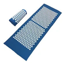 Массажная подушка(около 129*50 см) Наборы для иглоукалывания снимают стресс и боль в спине акупрессура коврик с подушкой массаж и релаксация