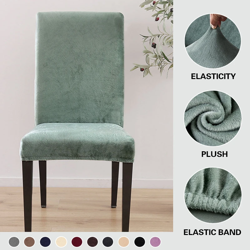 Velvet Dining Chair Covers Stretch Chair Covers For Dining Room Solid