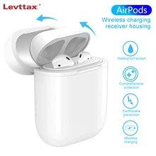 Levttax Qi беспроводной зарядное устройство коробка для Apple AirPods Bluetooth Наушники стандартный AirPods беспроводной зарядный приемник чехол