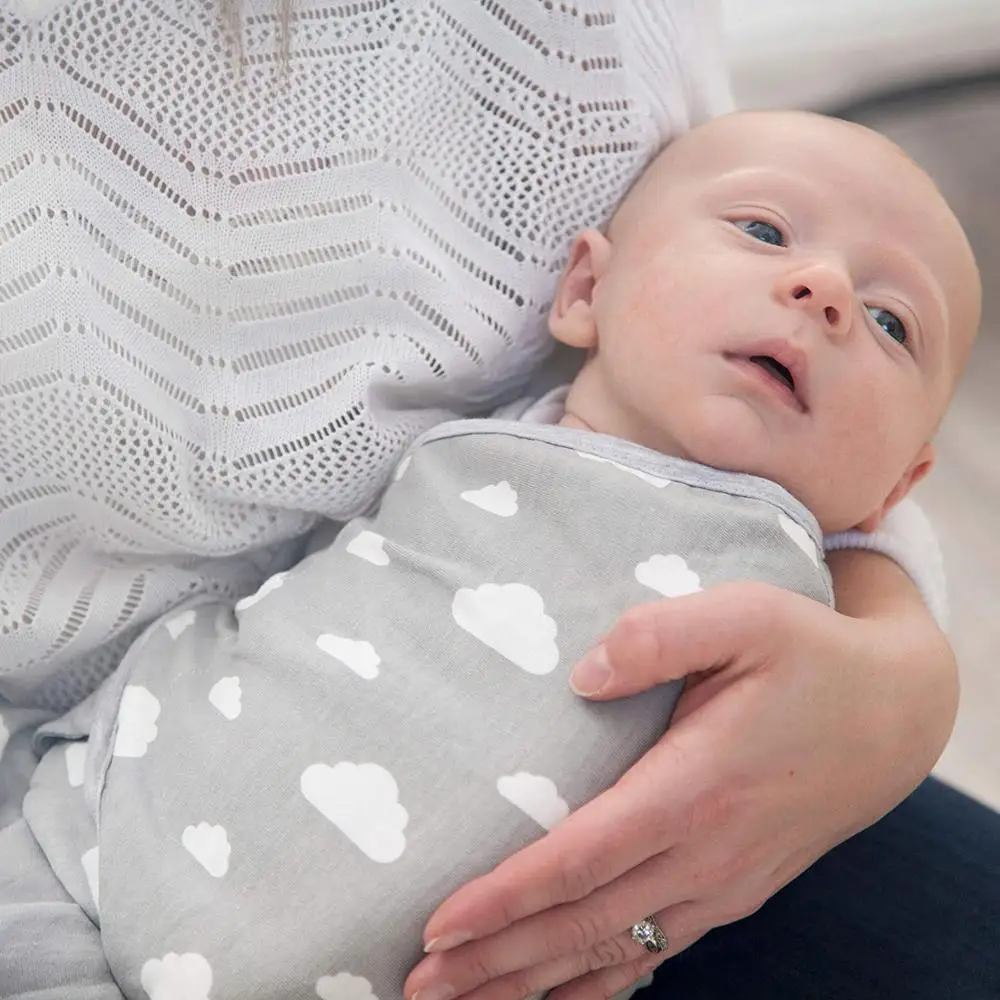 

3pcs Baby Swaddle Wrap Newborn Blanket 0-3 Months 100% Organic Cotton Swaddles
