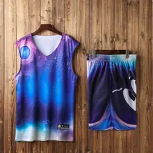 Звездный лунный свет, баскетбольный костюм, костюм на заказ класса, командная форма, групповая покупка, Студенческая тренировочная игра, свободная дышащая Джерси