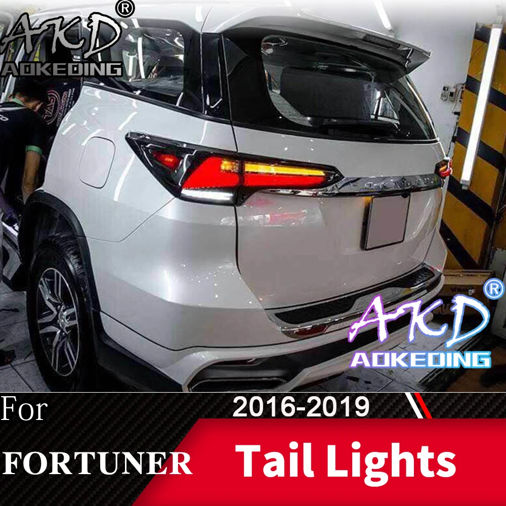 Задний фонарь для автомобиля Toyota Fortuner- светодиодный задние фары, противотуманные фары Дневные ходовые огни DRL Тюнинг автомобилей Автомобильные аксессуары