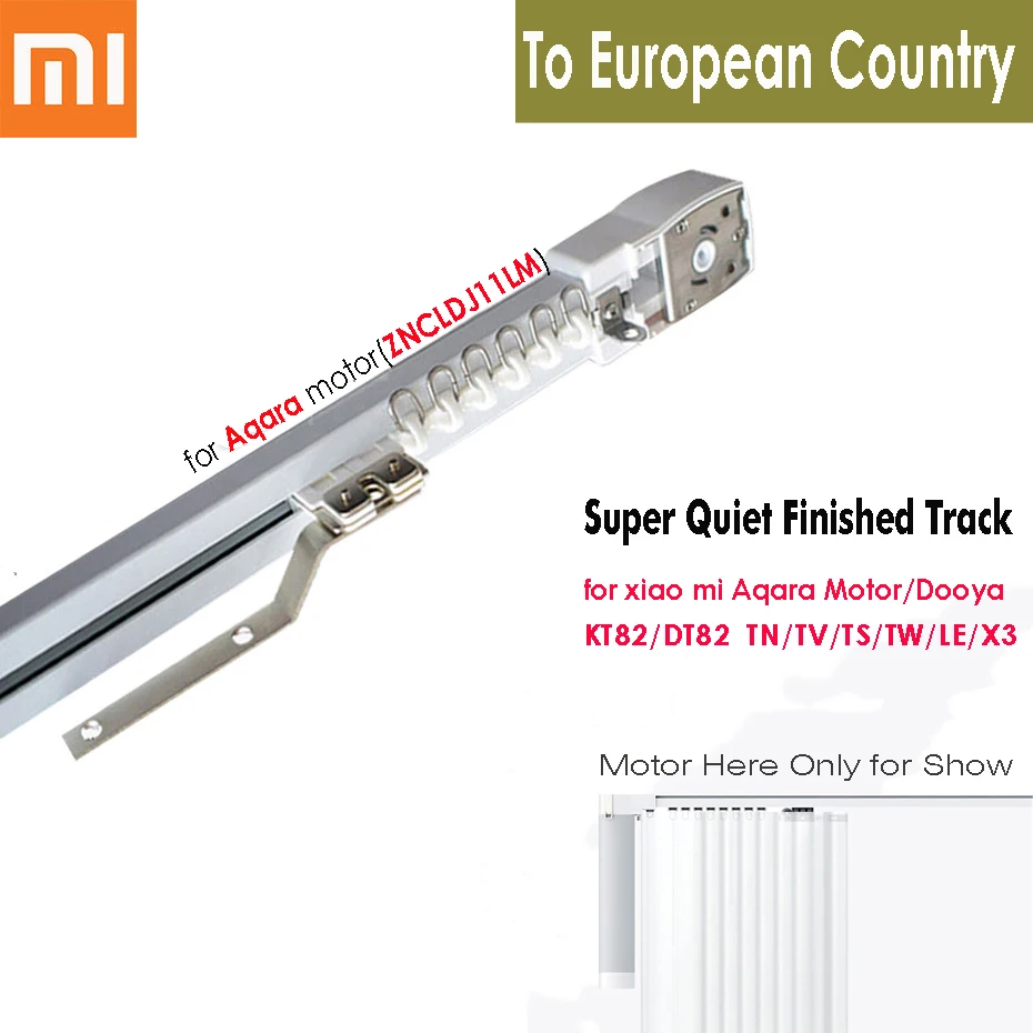 Customize Electric Curtain Track for Xiaomi Aqara/Dooya KT82 DT82 TN/TV/TS/LESmart Curtain Rails Co