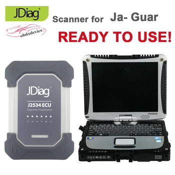 

JDiag J2534 EliteII pro VCI for Ja- Guar Professional Scanner and Programmer with WIFI Function with Laptop and Software