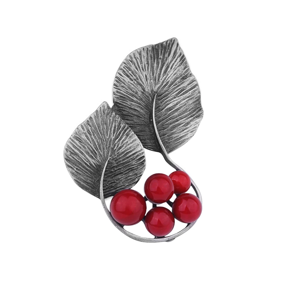 1 шт. Женская Брошь модная сплав в форме листьев Elegan Breastpin корсаж подарок для