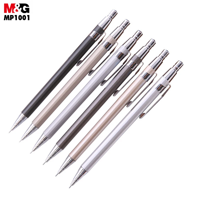 

M&G MP1001 Metal Mechanical Pencil. 0.5-0.7mm (Random colors) School Supplies Of Professional Painting