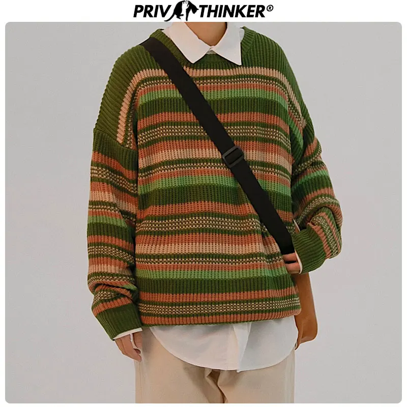 

Privathinker Men Woman Fashion Vintage Autumn Winter Sweaters Male Colorful Pullovers Tops Clothes Men O-Neck Streetwear Sweater