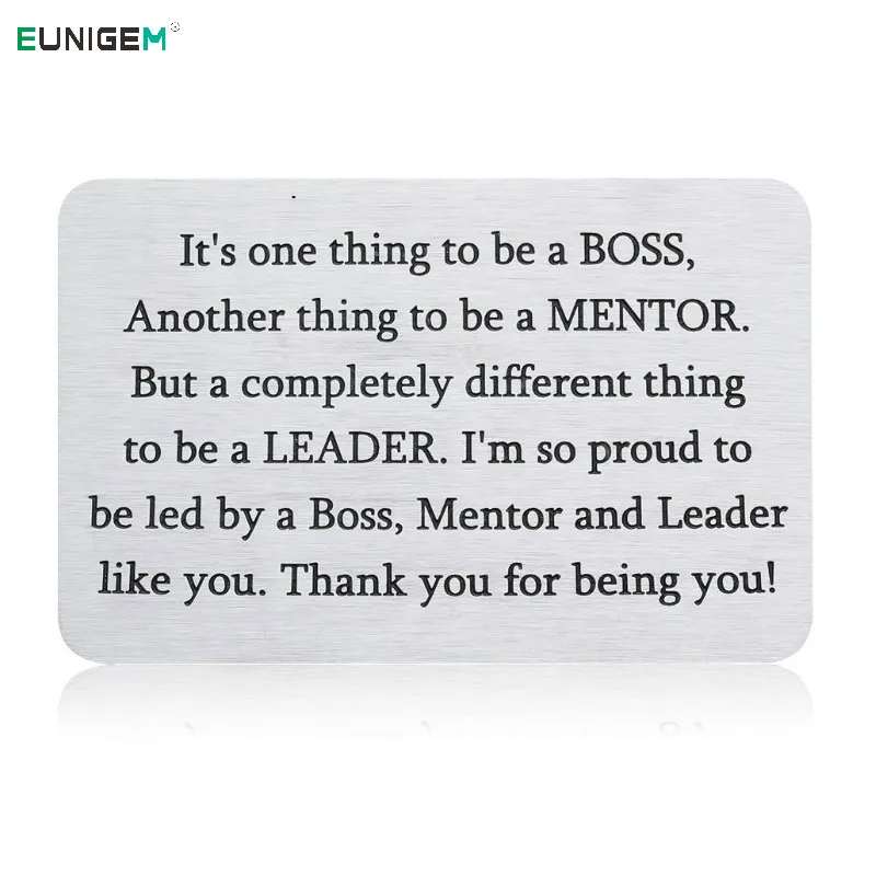 Appreciation Gifts Wallet Card for Mentor Leader Thank You Note Leaving  Going Away Gifts Retirement Boss Birthday Gifts for Him|Key Chains| -  AliExpress