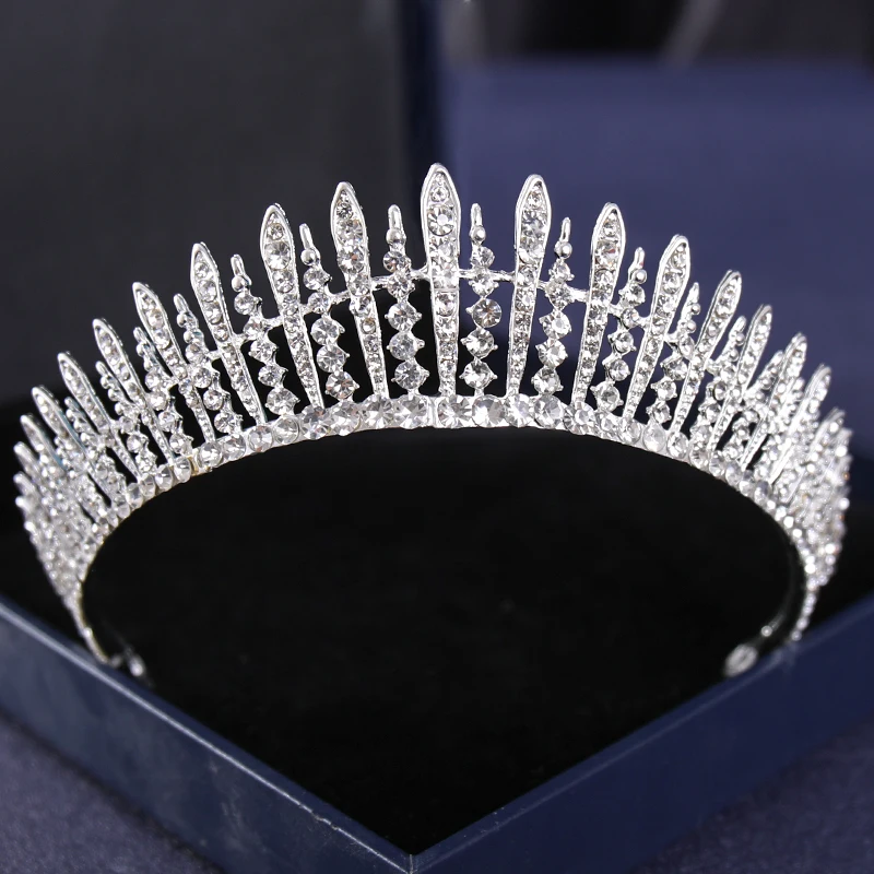 Crowns Tiaras Diadem Hair Headdress For Women Bride Pageant Prom Wedding