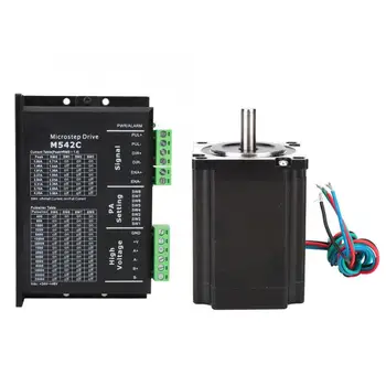 

Stepper Motor Driver M542C Stepper Driver 57HS21A Motor Kit for 2-Phase/4-Phase Motor for CNC Industry