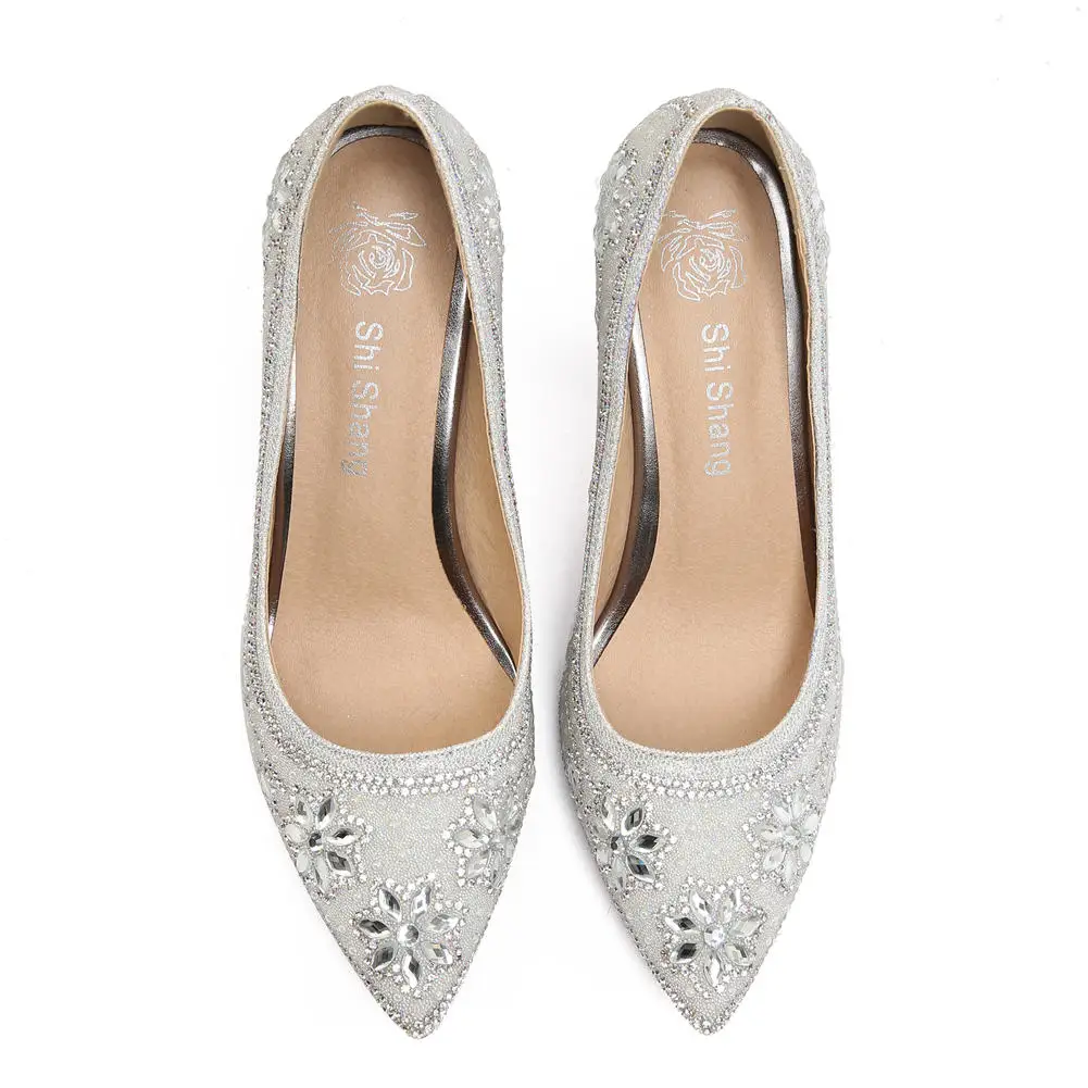 DoraTasia/свадебные туфли; большие размеры 30-47; женские пикантные туфли принцессы на высоком тонком каблуке с кристаллами; вечерние туфли-лодочки наивысшего качества