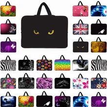 Funda Portatil 15,6 Bolsas неопреновый скрытый руль 10 12 13 14 15 17 дюймов ноутбук сумка для переноски Chromebook PC чехол