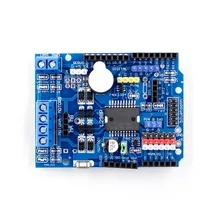 Controlador Dual de velocidad L298P PWM, controlador de puente H de alta potencia, interfaz Bluetooth, placa con protección para Motor Arduino